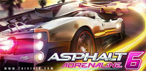 دانلود Asphalt 6: Adrenaline - بازی ماشین سواری آسفالت 6 اندروید