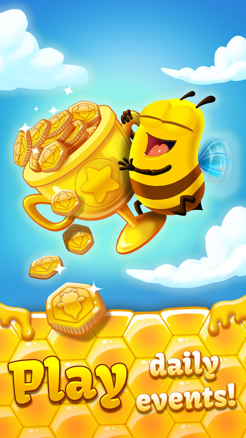 دانلود Bee Brilliant 1.95.0 – آپدیت بازی پازل زنبورعسل‌درخشان اندروید + مود