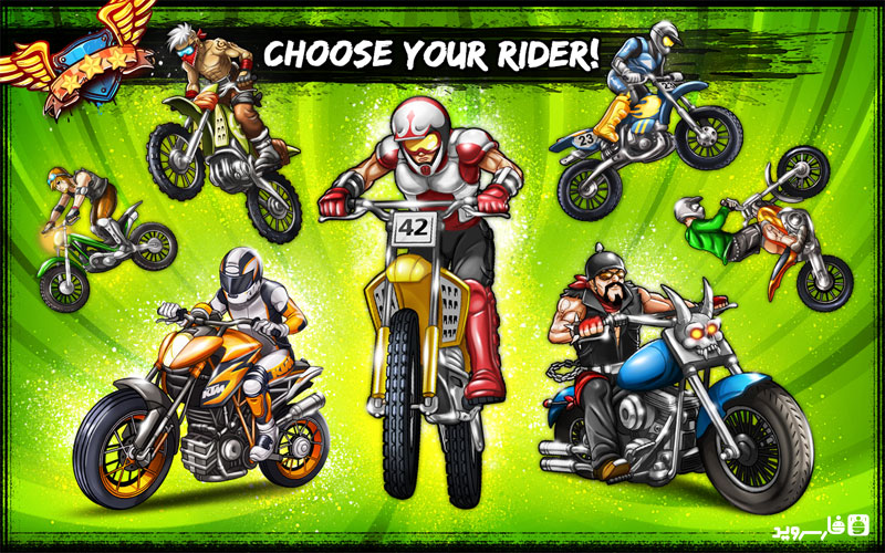 دانلود Bike Rivals 1.5.2 – بازی موتورسواری اندروید + مود + مگامود