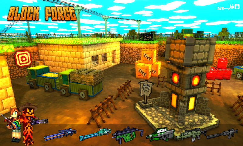 دانلود Block Force – Cops N Robbers 2.2.3 – بازی تیراندازی پیکسلی اندروید + مود + دیتا