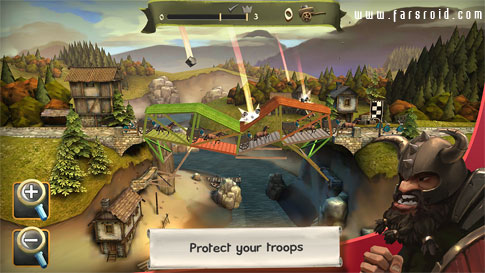 Bridge Constructor Medieval Android - بازی جدید اندروید