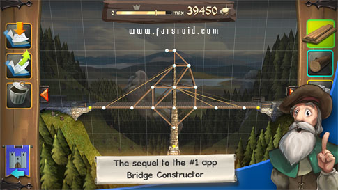 دانلود Bridge Constructor Medieval 1.0 - بازی پل سازی اندروید