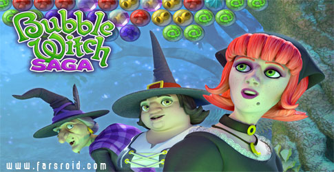 دانلود Bubble Witch Saga - بازی پازل حباب جادوگر اندروید !
