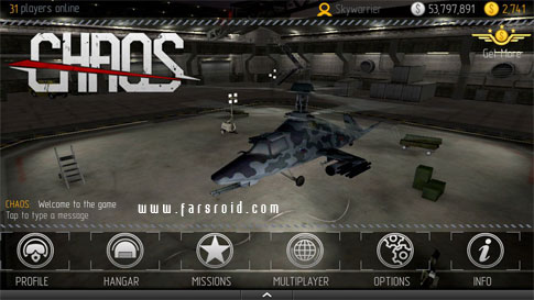 C.H.A.O.S Multiplayer Air War Android - بازی جدید اندروید