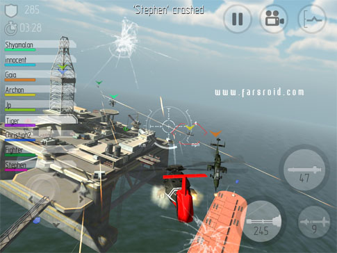 C.H.A.O.S Multiplayer Air War Android - بازی جدید اندروید