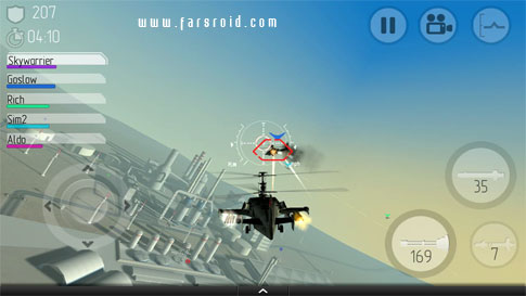 C.H.A.O.S Multiplayer Air War Android - بازی جدید اندروید