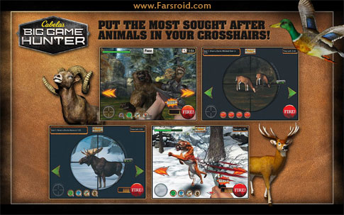 دانلود Cabela’s Big Game Hunter 1.2.1 – بازی شکارچی حیوانات اندروید + دیتا