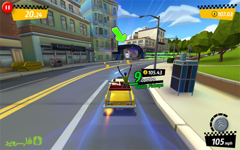 دانلود Crazy Taxi™ City Rush 1.9.0 – بازی تاکسی دیوانه اندروید + مود + دیتا