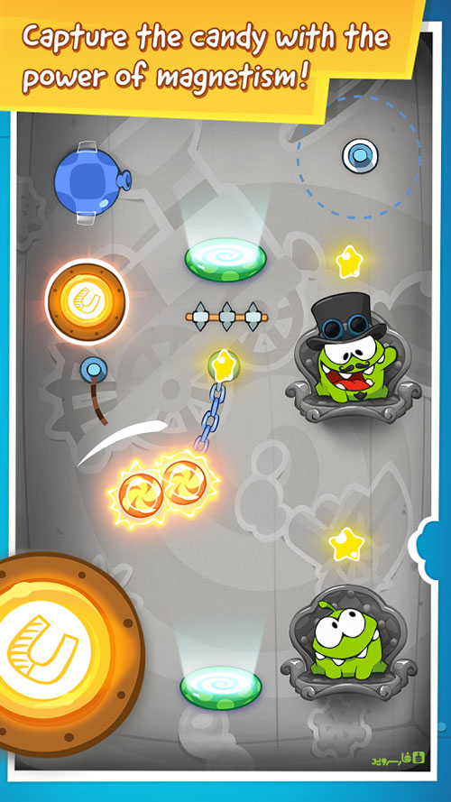 Cut the Rope: Time Travel 1.19.1 - بازی پازلی «طناب را ببر» اندروید + مود