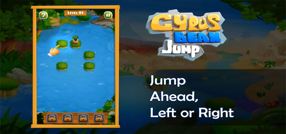 دانلود Cyrus Bean Jump 1 - بازی پازل جالب "پرش باقلا" اندروید + مود