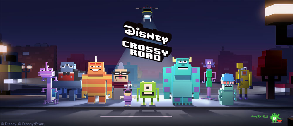 دانلود Disney Crossy Road - بازی جاده های پرخطر دیزنی اندروید + مود