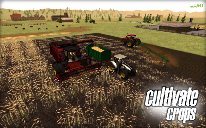 دانلود Farmer Sim 2015 1.8.1 – بازی شبیه سازی کشاورزی اندروید + مود