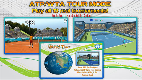 First Person Tennis World Tour Android - بازی ورزشی اندروید