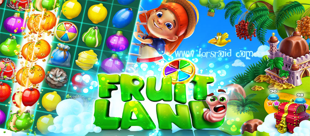 دانلود Fruit Land - بازی پازل "سرزمین میوه ها" اندروید + مود