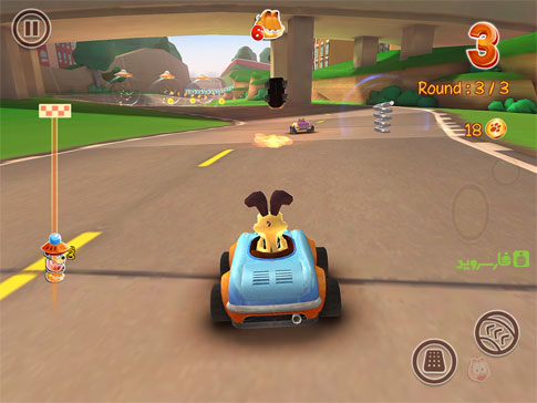 دانلود Garfield Kart Fast & Furry 1.043 – بازی گارفیلد اندروید + مود + دیتا