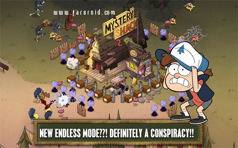 Gravity Falls Mystery Attack Android - بازی جدید اندروید