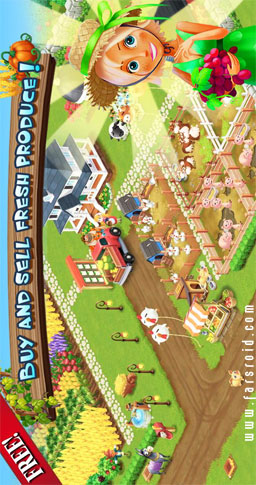 دانلود Happy Farm:Candy Day 2.7.5 – بازی مزرعه شادی اندروید !