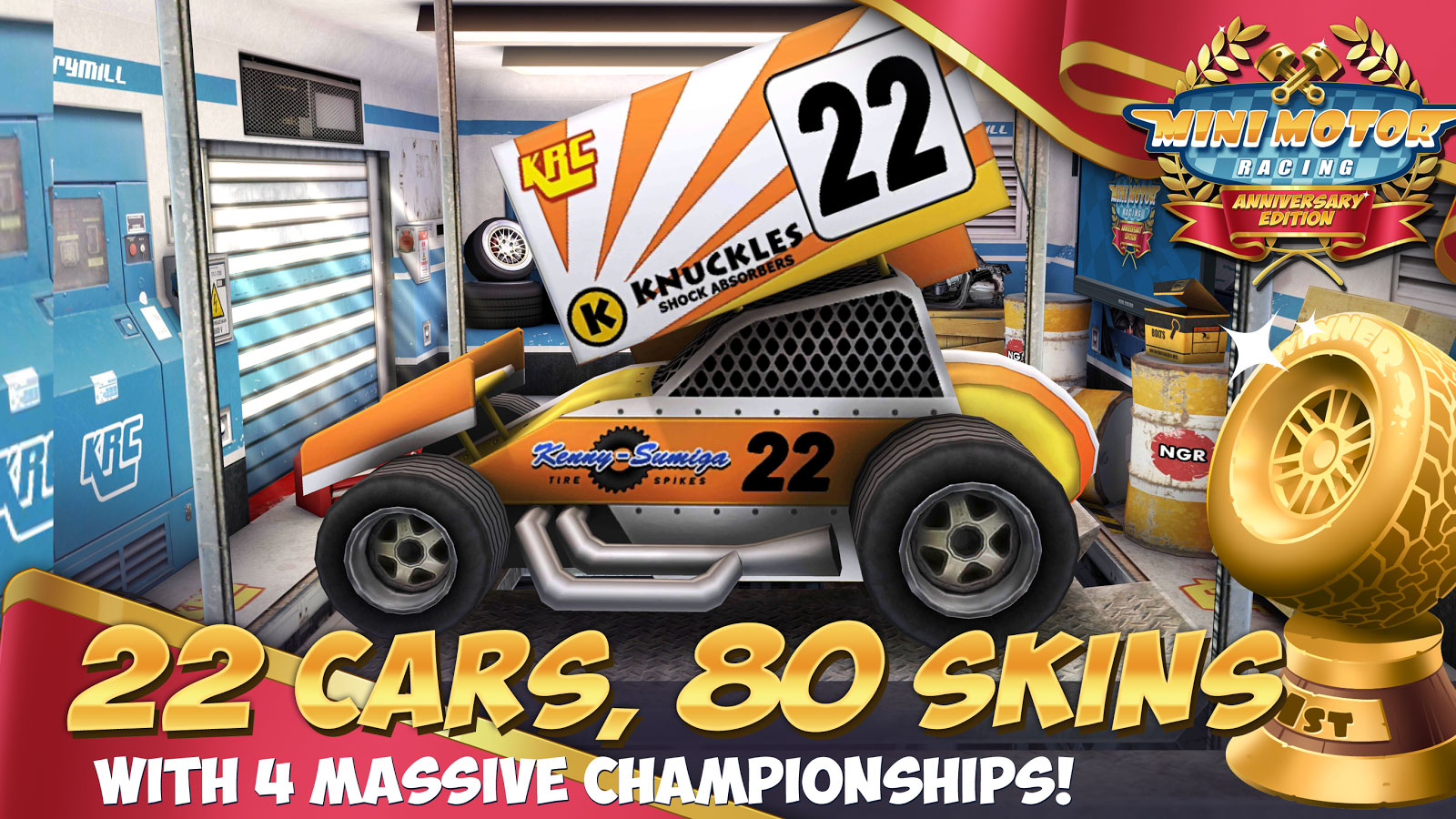دانلود Mini Motor Racing 2.0.2 – بازی اتومبیل ها کوچک اندروید + مود + مگامود + دیتا