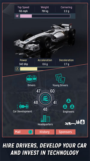دانلود Motorsport Manager 1.1.5 – بازی ماشین سواری اندروید + دیتا + مود