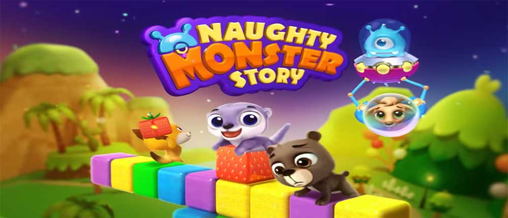 دانلود Naughty Monster Story - بازی پازل هیولای بدذات اندروید + مود