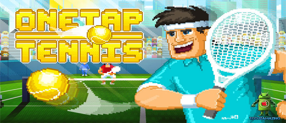 دانلود One Tap Tennis - بازی محبوب 8 بینی "تنیس یک لمسی" اندروید + مود