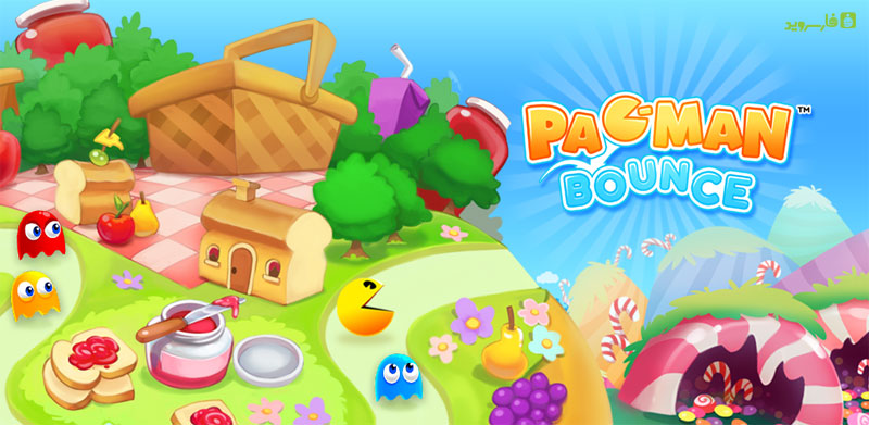 دانلود PAC-MAN Bounce - بازی خاطره انگیز فرار پکمن اندروید + مود