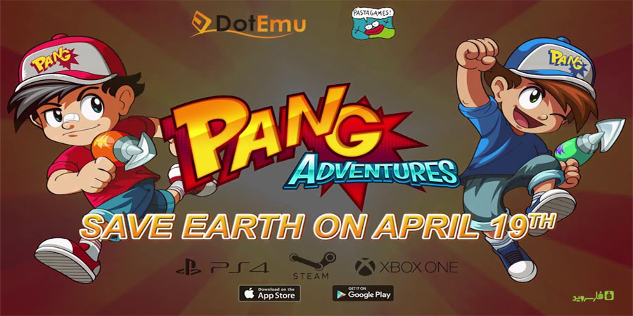 دانلود Pang Adventures 1.0.0 - بازی آرکید عالی "ماجراهای پنگ" اندروید + دیتا