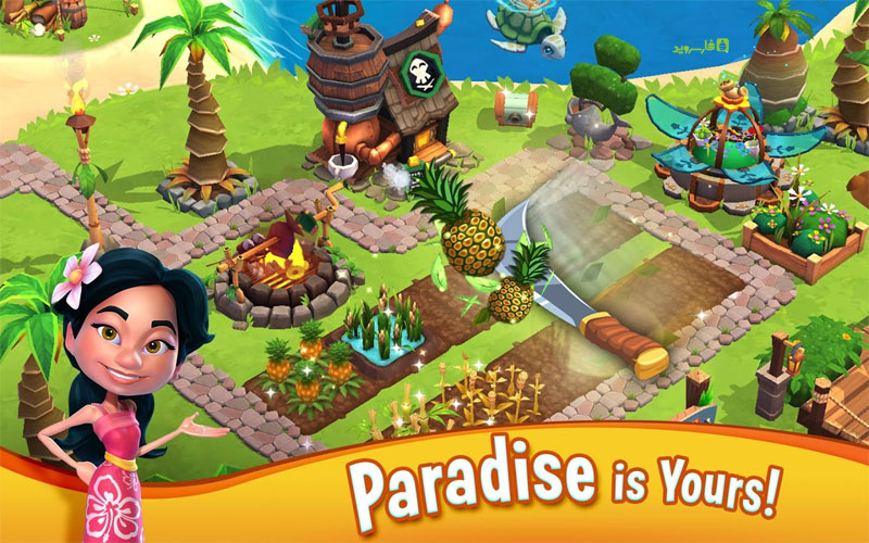 دانلود Paradise Bay 3.9.0.7844 – بازی مزرعه داری خلیج بهشتی اندروید !