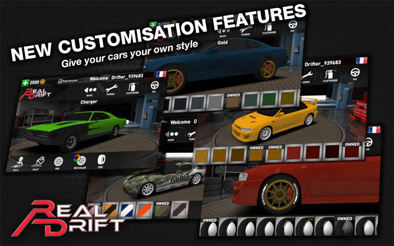 دانلود Real Drift Car Racing 5.0.8 – بازی ماشینی دریفت واقعی اندروید + مود + دیتا