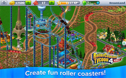 دانلود RollerCoaster Tycoon® 4 Mobile 1.13.5 – بازی ساخت پارک اندروید + مود