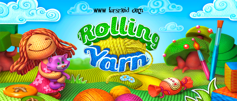 دانلود Rolling Yarn - بازی پازل فوق العاده ترکیب الیاف اندروید + مود