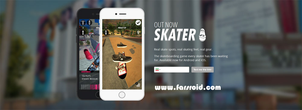 دانلود Skater - بازی فوق العاده اسکیت سواری اندروید + مود + دیتا