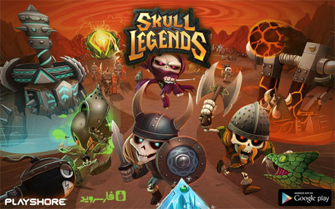 دانلود Skull Legends - بازی افسانه جمجمه اندروید + دیتا