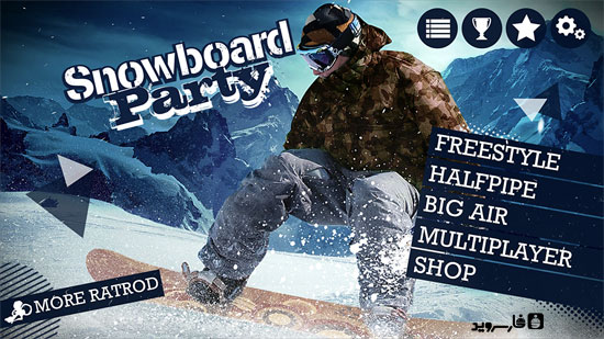 دانلود Snowboard Party - بازی اسنوبورد HD اندروید + دیتا