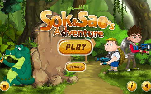 دانلود Sok and Sao's Adventure + Mod - بازی کشتن حشرات اندروید + دیتا