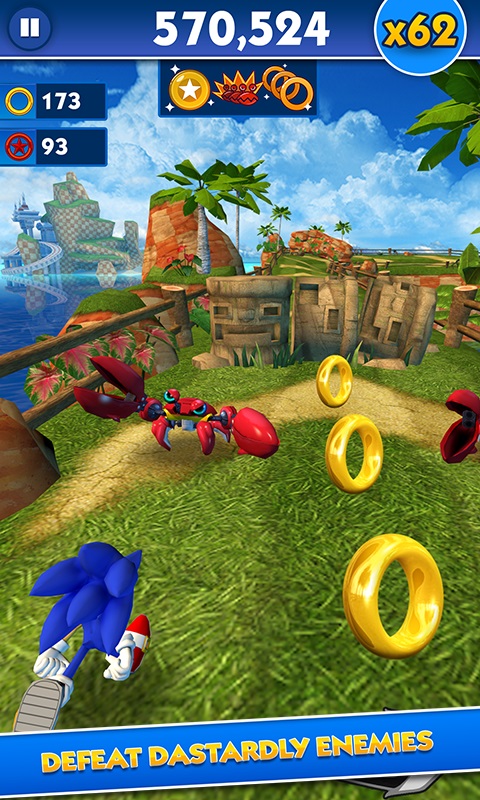 دانلود Sonic Dash 6.1.0 – بازی آرکید محبوب “سونیک دونده!” اندروید + مود