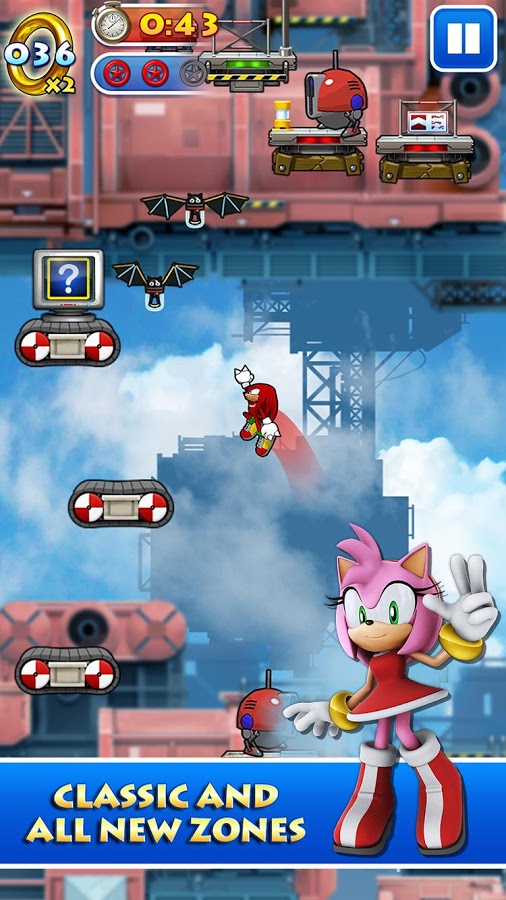 دانلود Sonic Jump 2.0.3 – بازی پرطرفدار و خاطره انگیز پرش سونیک اندروید + مود