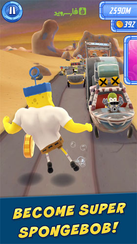 دانلود SpongeBob: Sponge on the Run 1.4 – بازی باب اسفنجی اندروید + دیتا
