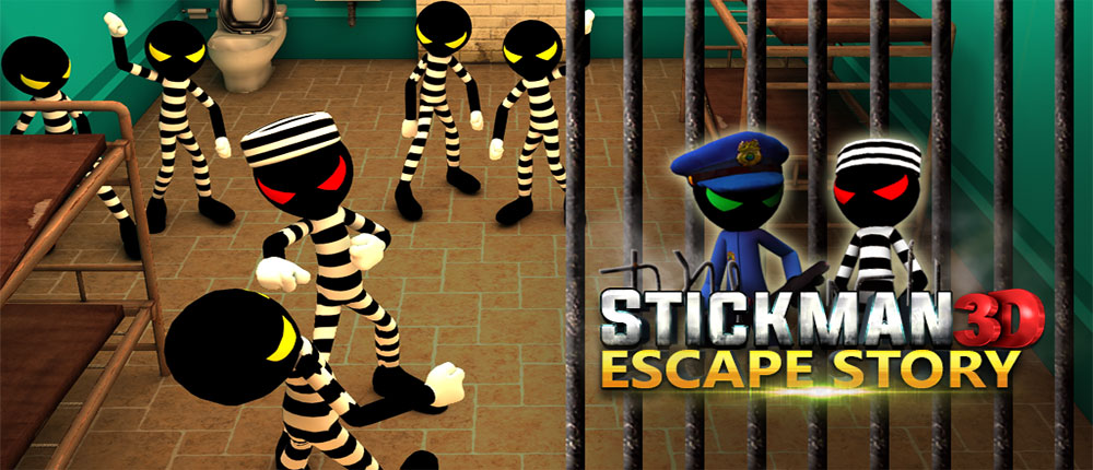 دانلود Stickman Escape Story 3D - بازی فوق العاده فرار استیکمن از زندان اندروید + مود
