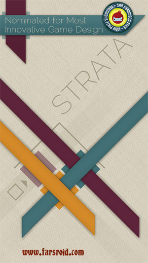 دانلود Strata 1.2 – بازی پرطرفدار و سرگرم کننده روبان های رنگی اندروید
