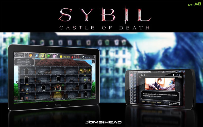 دانلود Sybil: Castle of Death 1.3.1 – بازی استراتژی قلعه مرگ اندروید + مود + دیتا