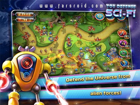 Toy Defense 4: Sci-Fi Android - بازی استراتژی جدید اندروید