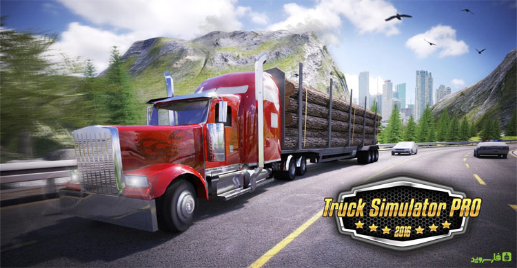 دانلود Truck Simulator PRO 2016 - بازی شبیه ساز کامیون 2016 اندروید + مود + دیتا