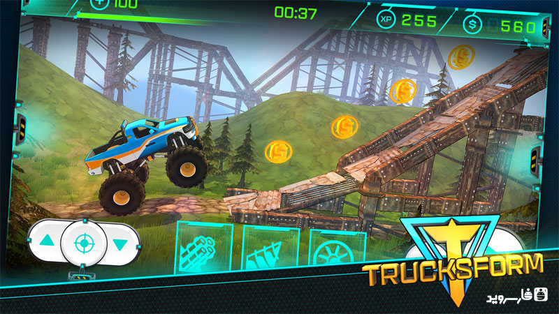 دانلود Trucksform 2.4 – بازی کامیون سواری اندروید + مود + دیتا