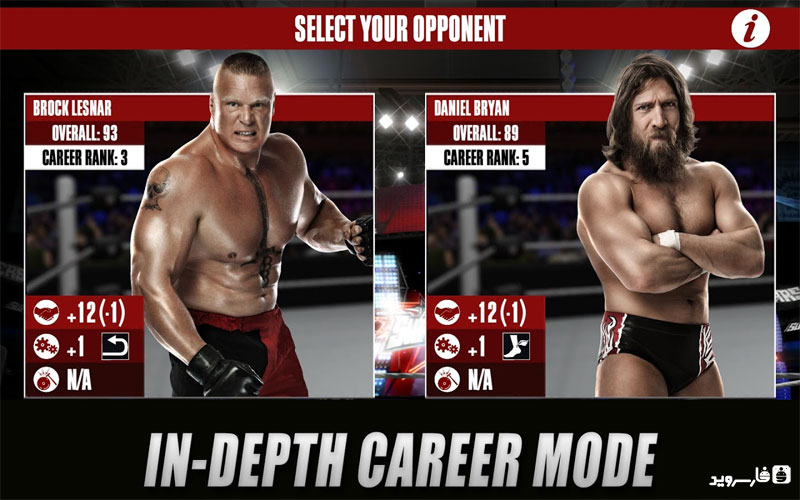 دانلود WWE 2K 1.1.8117 – بازی کشتی کج اندروید + دیتا