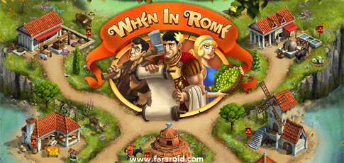 دانلود When In Rome - بازی استراتژیک گرافیک اچ دی زمان روم باستان اندروید + دیتا + تریلر