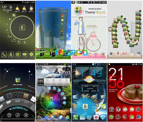 Introducing and downloading 10 new and beautiful themes for Next Launcher Android