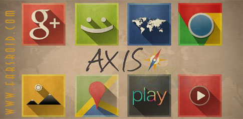 دانلود Axis - GO Apex Nova Theme - تم سبک و زیبای اندروید