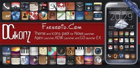 DCikonZ ADW Apex Nova Go Theme Android