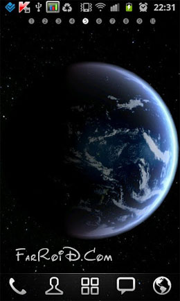 دانلود Earth HD Deluxe Edition 3.5.0 – لایو والپیپر سیاره زمین اندروید